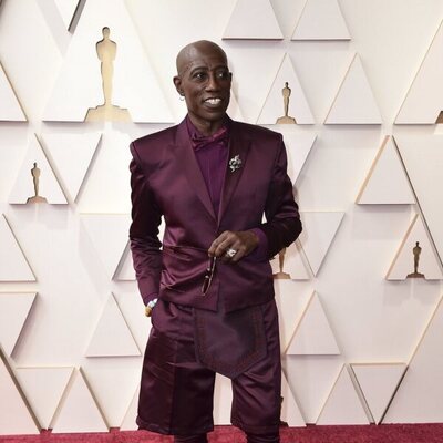 Wesley Snipes at the Oscars 2022 red carpet