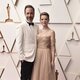 Denis Villeneuve and Tanya Lapointe at the Oscars 2022 red carpet