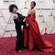 Rita Moreno and Ariana DeBose at the Oscars 2022 red carpet