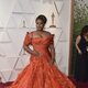 Aunjanue Ellis at the Oscars 2022 red carpet