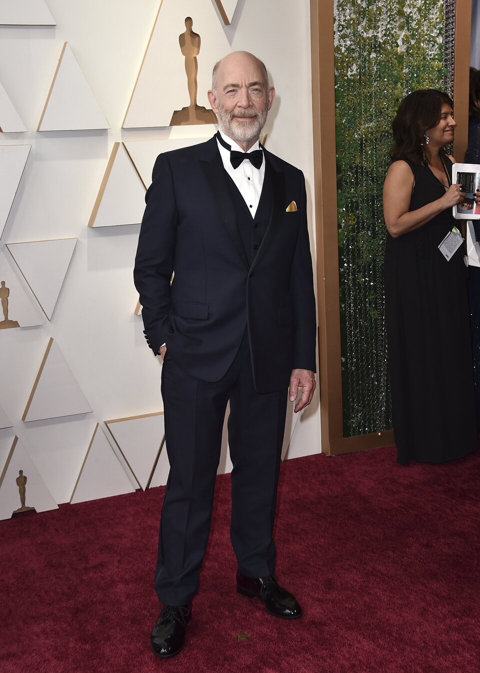 J. K. Simmons at the Oscars 2022 red carpet