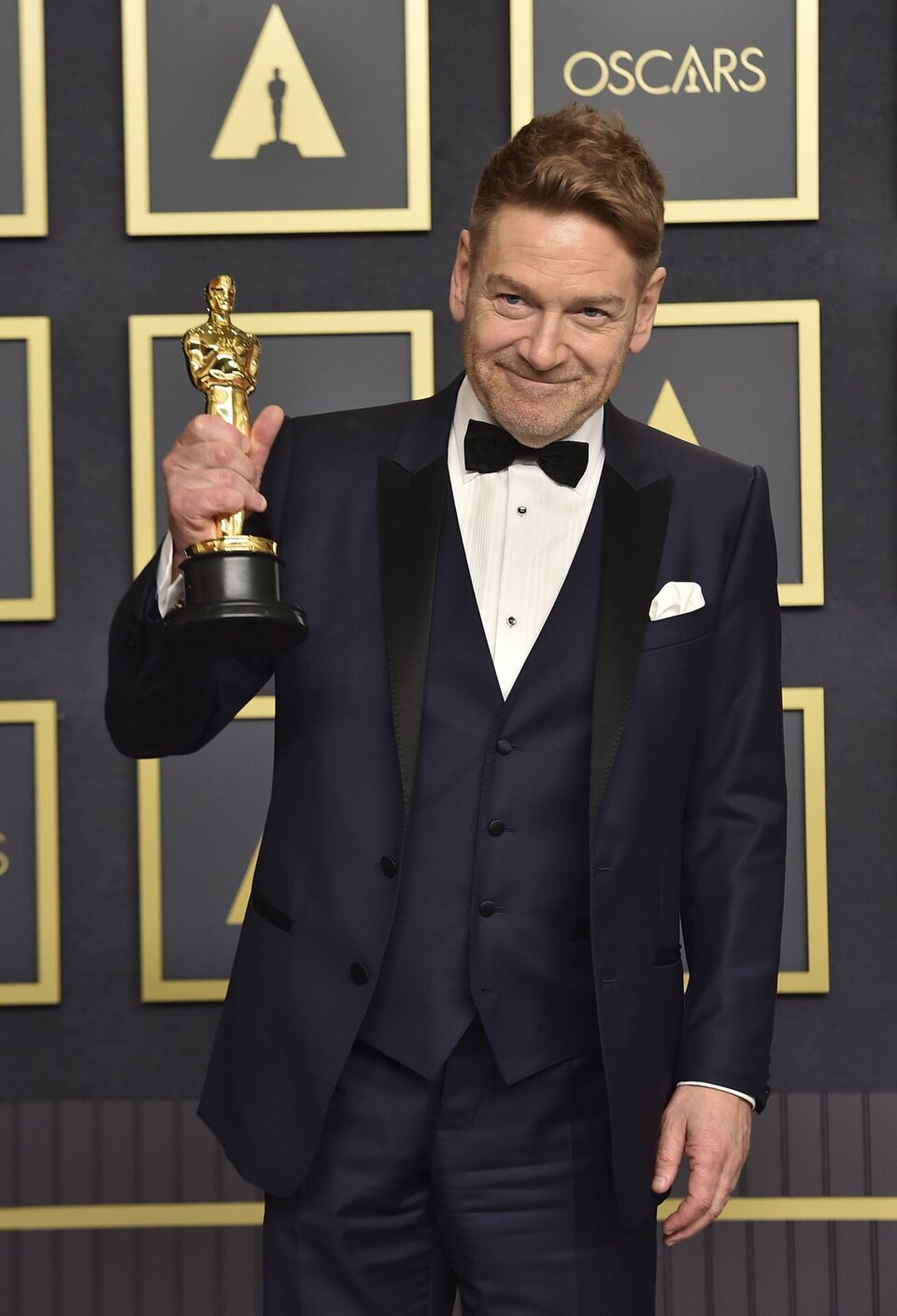 Kenneth Branagh, winner of the award for best original screenplay for 'Belfast'