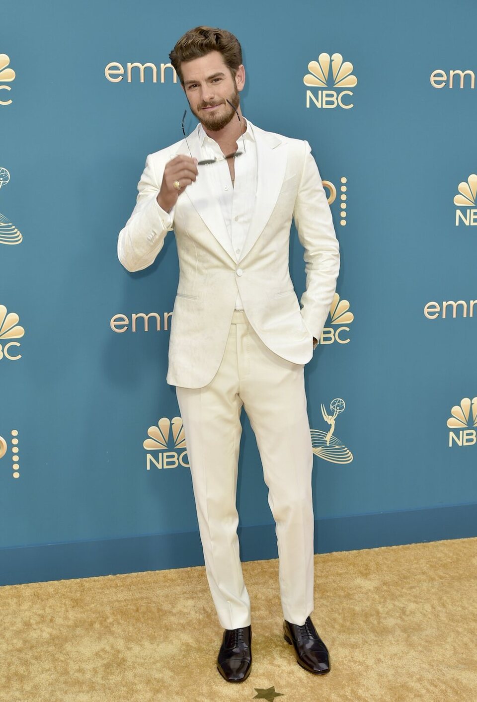 Andrew Garfield on the Emmys 2022 Red Carpet