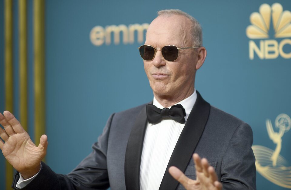 Michael Keaton on the Emmys 2022 Red Carpet