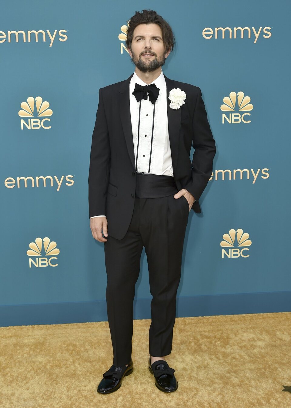 Adam Scott on the Emmys 2022 Red Carpet