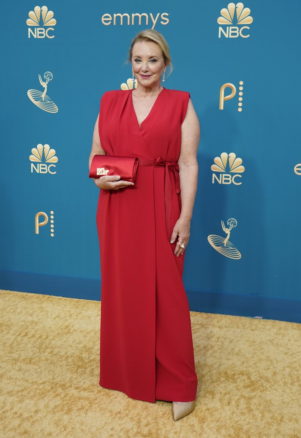 J. Smith-Cameron on the Emmys 2022 Red Carpet