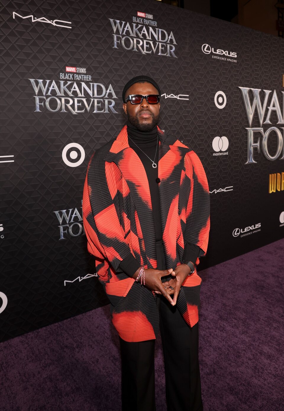 Winston Duke at the 'Black Panther: Wakanda Forever' premiere