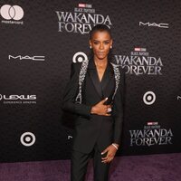 Letitia Wright at the 'Black Panther: Wakanda Forever' premiere