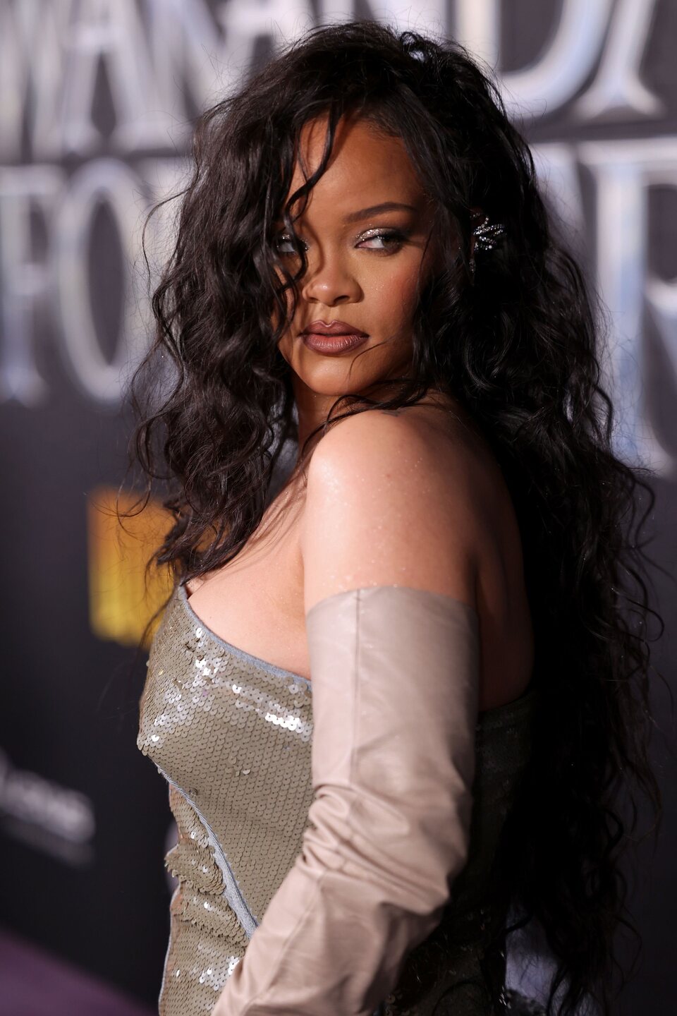 Rihanna at the 'Black Panther: Wakanda Forever' premiere