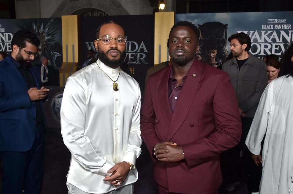 Ryan Coogler and Daniel Kaluuya at the 'Black Panther: Wakanda Forever' premiere