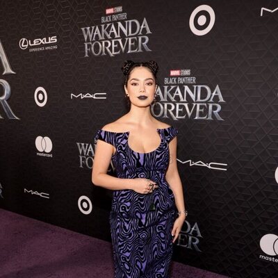 Auli'i Cravalho at the 'Black Panther: Wakanda Forever' premiere