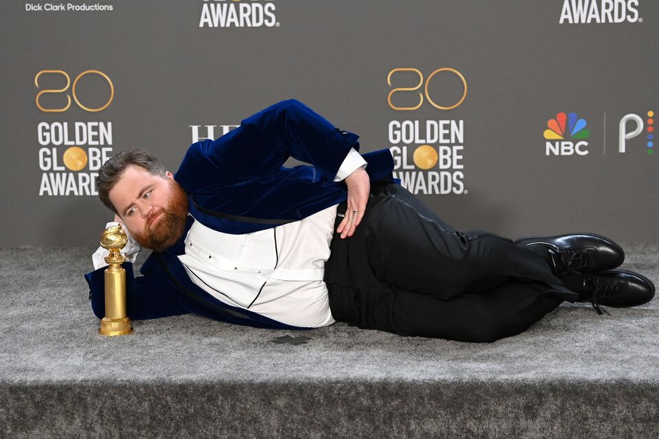 Paul Walter Hauser, winner of the Golden Globe 2023 for the best supporting actor in a limited series