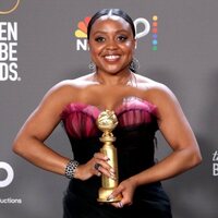 Quinta Brunson, winner of the Golden Globe 2023 for the best actress in a series (comedy)