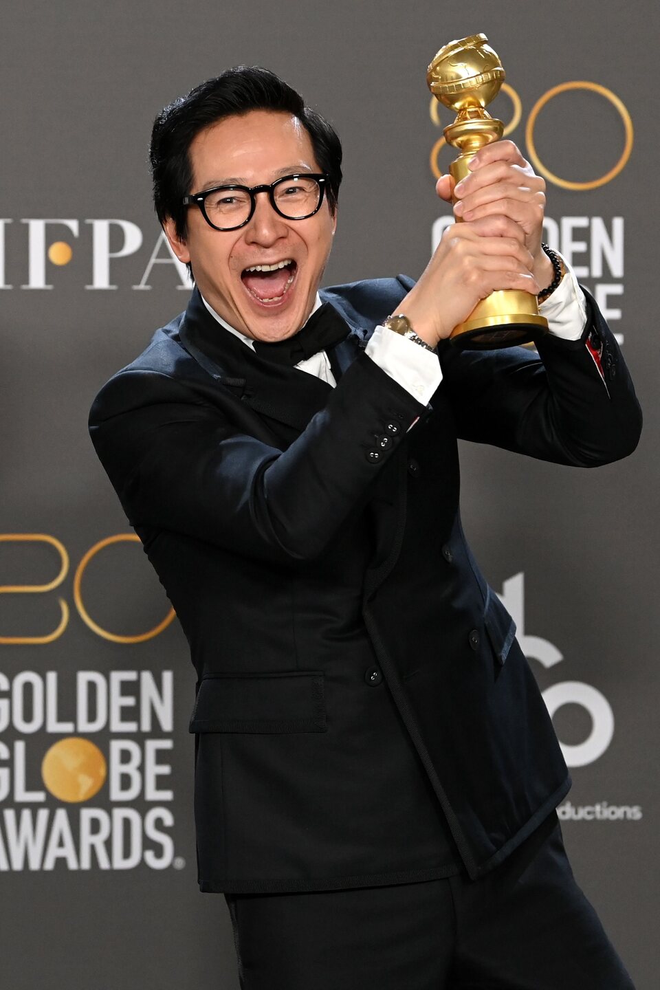 Ke Huy Quan, winner of the Golden Globe 2023 for the best actor in a comedy or musical