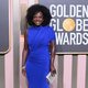 Viola Davis at the Golden Globes 2023 red carpet