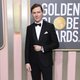 Paul Dano at the Golden Globes 2023 red carpet