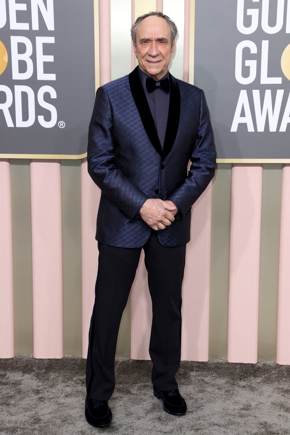 F. Murray Abraham at the Golden Globes 2023 red carpet