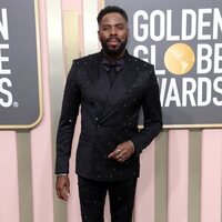 Colman Domingo at the Golden Globes 2023 red carpet