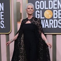 Jamie Lee Curtis at the Golden Globes 2023 red carpet