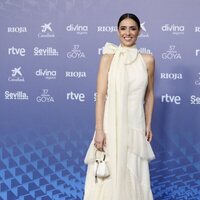 Cristina Brondo at the blue carpet of the Goya Awards 2023