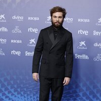 Carlos Cuevas at the blue carpet of the Goya Awards 2023