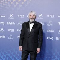 Fernando Tejero at the blue carpet of the Goya Awards 2023