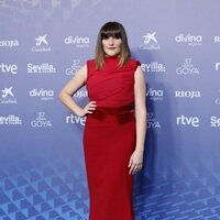 Rozalén at the blue carpet of the Goya Awards 2023