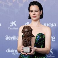 Laia Costa at the winner's carpet of the 2023 Goya Awards