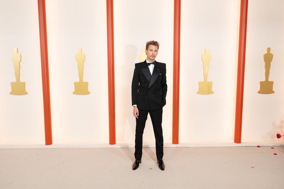 Austin Butler at the champagne carpet of the Oscar Awards 2023