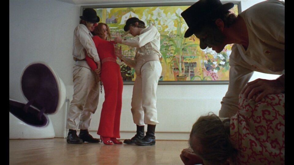 Imagen de la película A Clockwork Orange