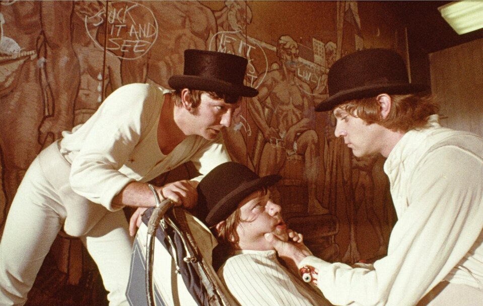 Imagen de la película A Clockwork Orange