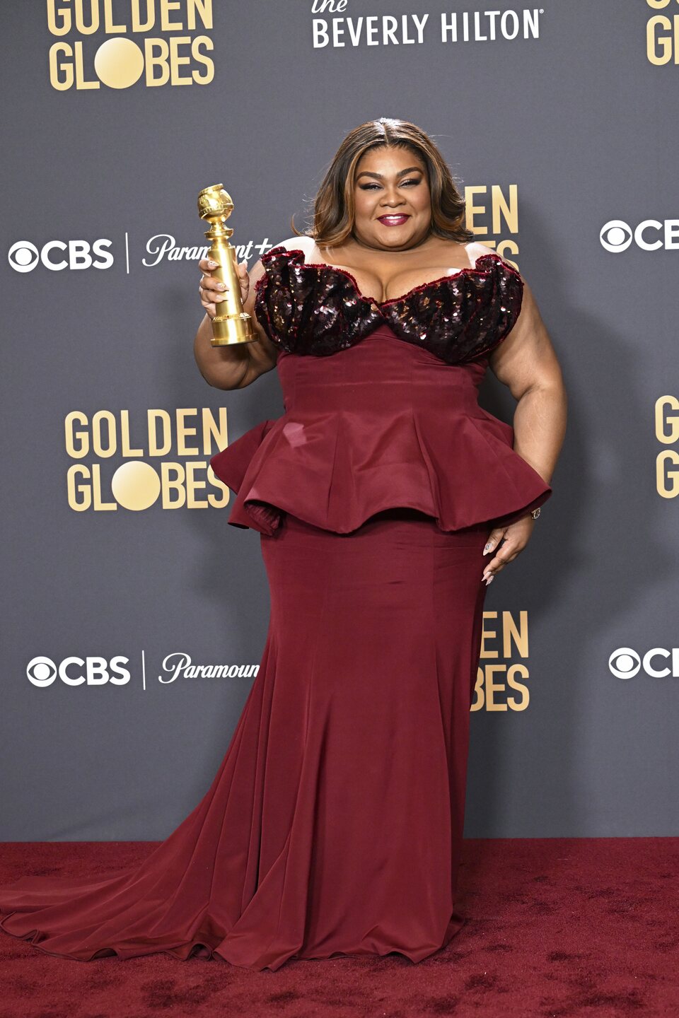 Da?Vine Joy Randolph wins the 2024 Golden Globe