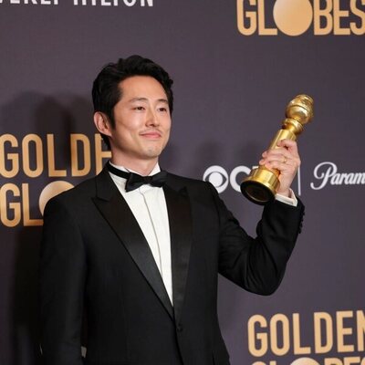 Steven Yeun wins his first Golden Globe