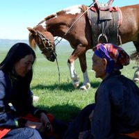 Two Horses of Genghis Khan