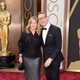 Laurie Karon and Paul feig at the 2014 Oscars