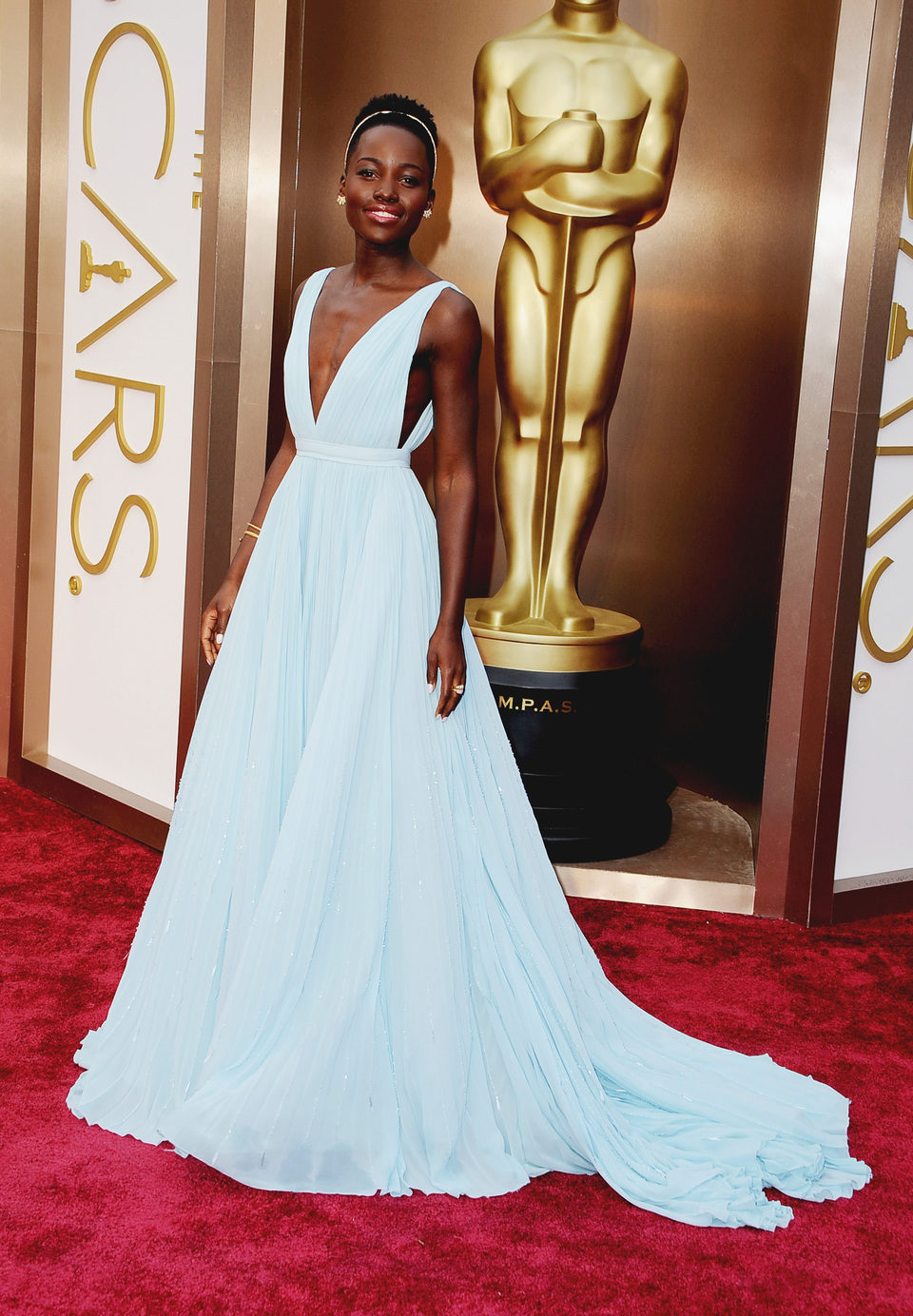 Lupita Nyong'o at the 2014 Oscars