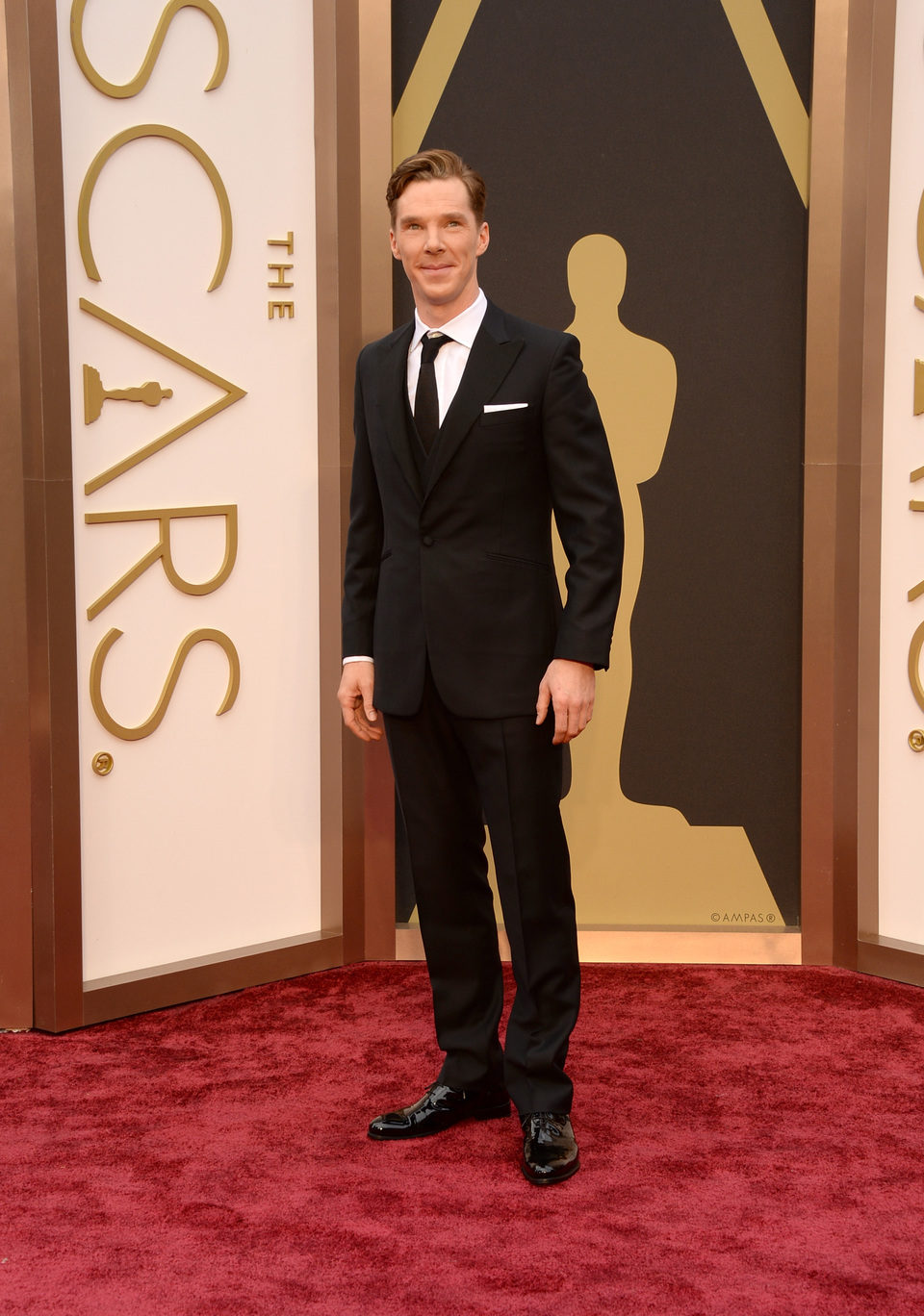 Benedict Cumberbatch at the 2014 Oscars