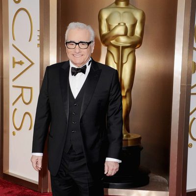 Martin Scorsese on the red carpet at the 2014 Oscars