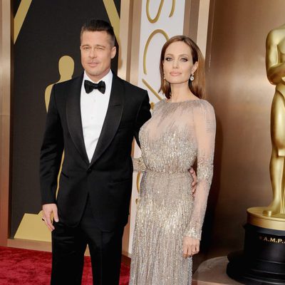 Angelina Jolie and Brad Pitt at the 2014 Oscars