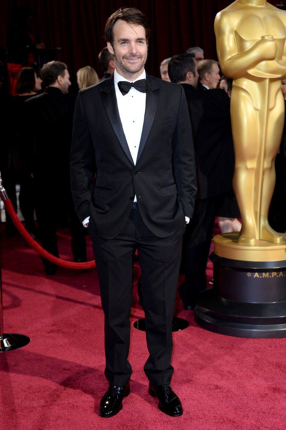 Will Forte on the red carpet at the 2014 Oscars