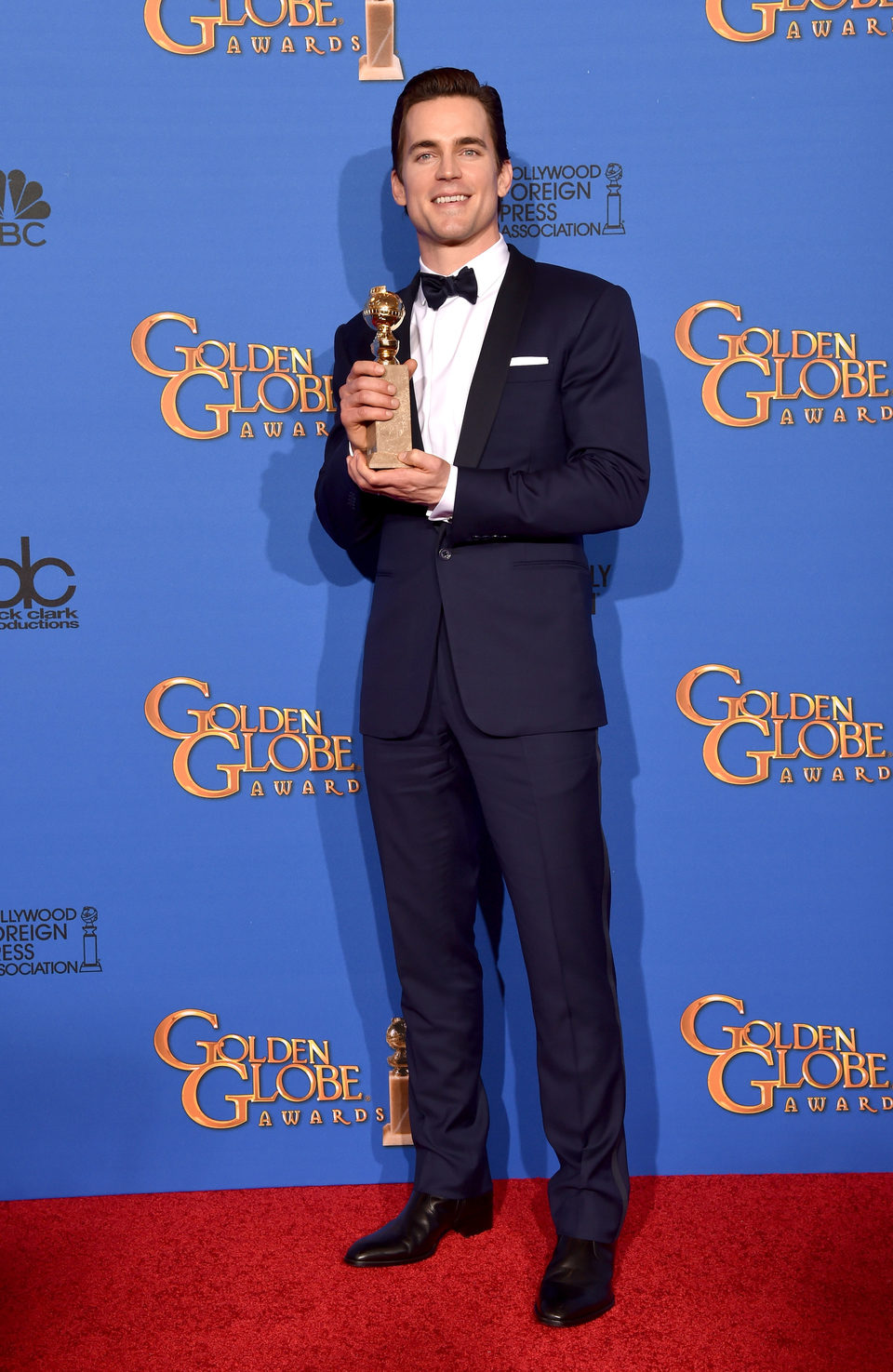 Matt Bomer, winner of the Golden Globe 2015 for the best actor in a supporting role for a miniseries