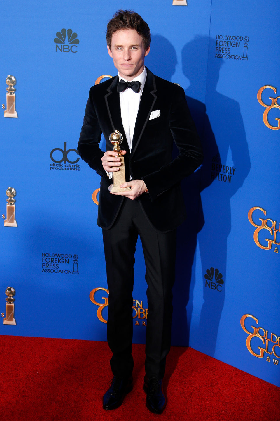 Eddie Redmayne, winner of the Golden Globe 2015 for the best drama actor