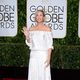 Kristen Wigg at the Golden Globes 2015 red carpet