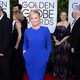 Amy Poehler at the Golden Globes 2015 red carpet