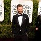 Jamie Dornan at the Golden Globes 2015 red carpet