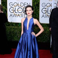 Julia Goldani Telles at the Golden Globes 2015 red carpet