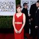 Kate Mara at the Golden Globes 2015 red carpet