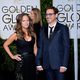 Robert Downey Jr. and Susan Downey at the Golden Globes 2015 red carpet