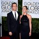 Justin Theroux and Jennifer Aniston at the Golden Globes 2015 red carpet