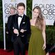 Eddie Redmayne and Hannah Bagshawe at the Golden Globe 2015 red carpet